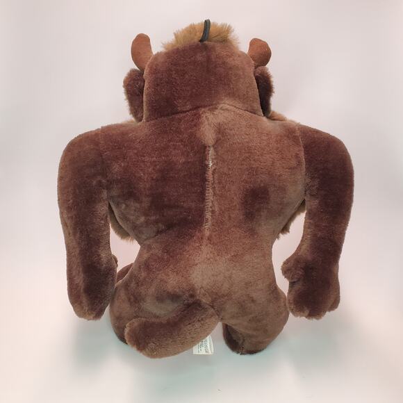 Tasmanian Devil Large 17" Hard Stuffed Animal 1992 Warner Bros - Picture 3 of 6